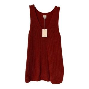A NEW DAY Sleeveless sweater knit tank top size medium